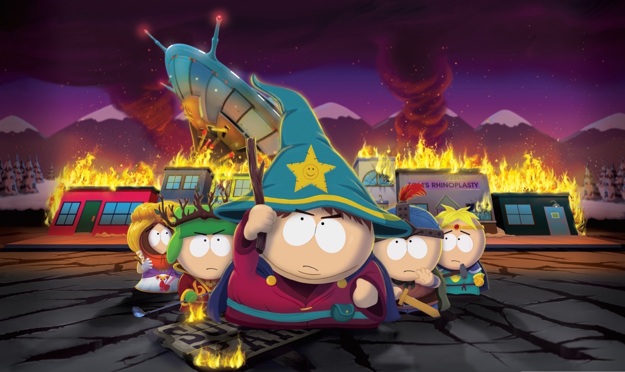 Image présente sur les boîtiers du jeu South Park The Stick Of Truth.